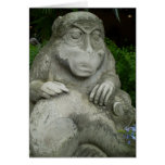 ANCIENT MONKEY SCULPTURE cards
