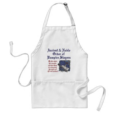 Ancient & Noble Order of Vampire Slayers Apron by veselik