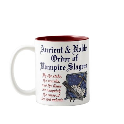 Ancient & Noble Order of Vampire Slayers Mug by veselik