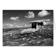Ancient Poulnabrone co.clare Greeting Card