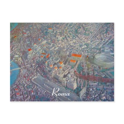 ancient roma postcard by cardart