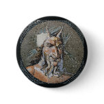 Ancient Roman Pan Mosaic buttons