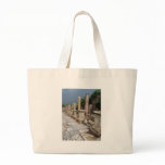 Ancient Roman road in the city of Ephesus, Turkey Bag
