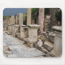 Ancient Roman road in the city of Ephesus, Turkey Mouse Pads
