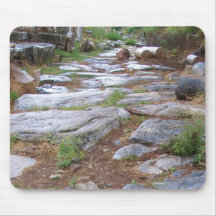 Ancient Roman road in the city of Ephesus, Turkey Mouse Pads
