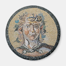 Ancient Roman Satyr Mosaic Magnet
