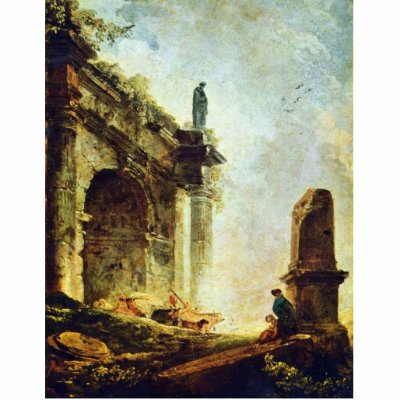 Ancient Ruins By Robert Hubert Photo Sculpture by Artcollection
