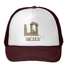 Ancient Sicily Agrigento Ruins Hat