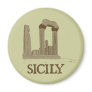 Ancient Sicily Agrigento Ruins Refrigerator Magnets