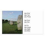 Ancient Stone Circle. Avebury, Wiltshire, England. Business Card Template
