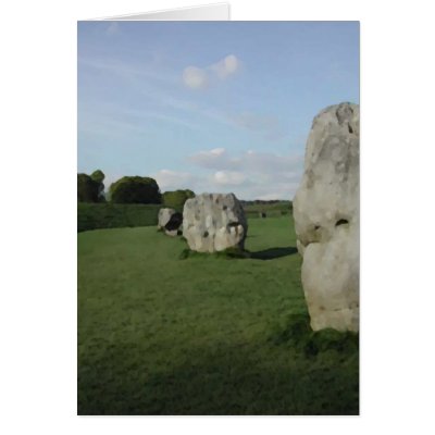 Ancient Stone Circle. Avebury, Wiltshire, England. Greeting Cards by PsyborgAli
