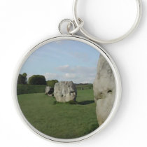 Ancient Stone Circle. Avebury, Wiltshire, England. Keychain