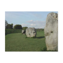 Ancient Stone Circle. Avebury, Wiltshire, England. Postcard