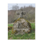 Ancient stone cross post cards