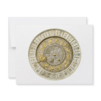Ancient Venice clock Announcement