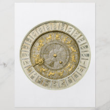 Ancient Venice clock Personalized Flyer