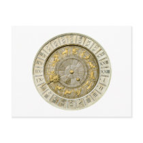 Ancient Venice clock Post Card