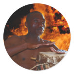 Ancient Warrior Drumbeats Sticker