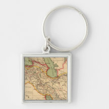 Ancient world empires of the Persians,Macedonians Key Chain