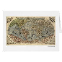 Ancient World Forlani Map By Paolo Forlani 1565 Card