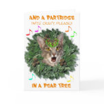 And a Partridge (with Gravy, Please)! Card