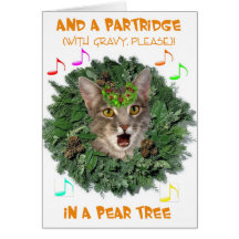 And a Partridge (with Gravy, Please)! Card