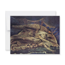 And Elohim Created Adam By William Blake Invitation