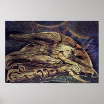 And Elohim Created Adam By William Blake Posters