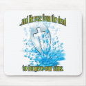 And He Rose from the Dead mousepads