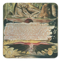 "And One stood forth" Square Stickers