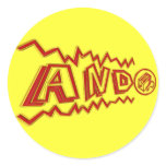 And Round Sticker
