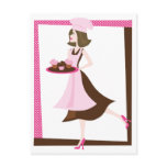 And the Cupcakes were pink and chocolate! postcards