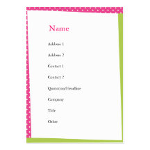 And the Cupcakes were Pink Business Card Templates