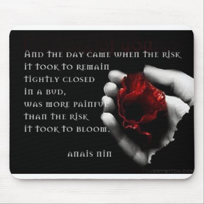"and the day came..." photo mousepad with rose by kkcheyennarose