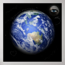 ... And The Moon Watches Over The Earth. Poster