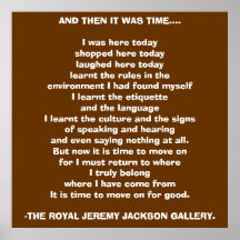 AND THEN IT WAS TIME....I was here todayshopped... Poster