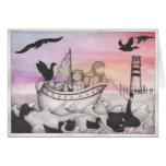And With The Dawn Came The Inky Black Ducks cards