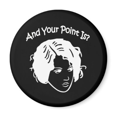 And Your Point Is? Fridge Magnets by mommasays