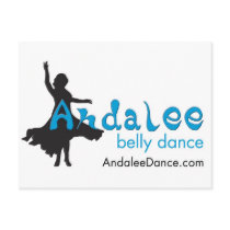 Andalee Belly Dance Merchandise Postcard