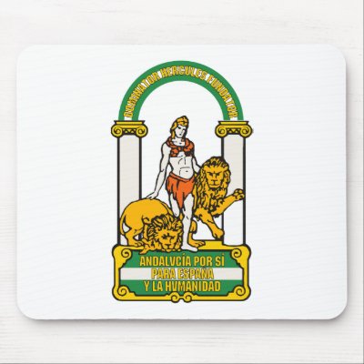 Andalucia Coat of Arms Mousepad by FlagTshirts