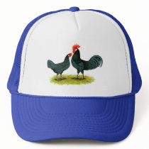 Andalusian Chickens Mesh Hat