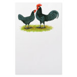 Andalusian Chickens stationery