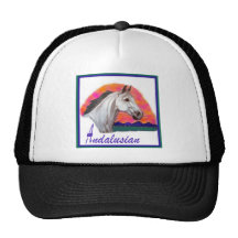 Andalusian Horse Head Study Trucker Hat