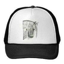 Andalusian True Romantic Horse Mesh Hat