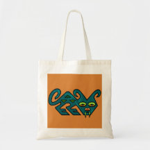 Andean Cat Canvas Bag