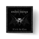 Anders Manga "X's & The Eyes" Button