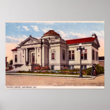 Anderson Indiana Public Library Poster