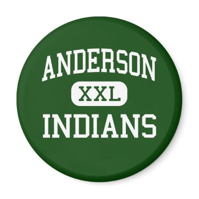 Anderson - Indians - High - Anderson Indiana Fridge Magnets by customteamsportswear