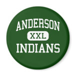 Anderson - Indians - High - Anderson Indiana magnets