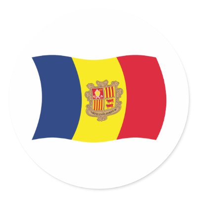 Andorra Flag Sticker by livingflags
